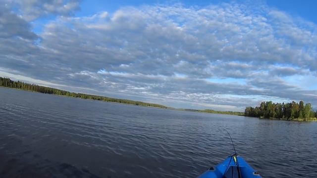 2ч. Водный соло-поход с рыбалкой / Рыбацкий разлив / Вуокса смотреть онлайн
