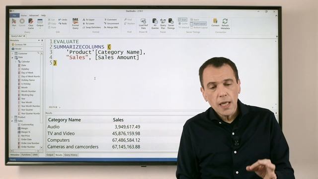Creating a calculated table with DAX Studio смотреть онлайн