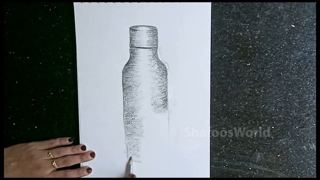 How to draw a water bottle easy//water bottle drawing step by step//easy water bottle drawing// смотреть онлайн