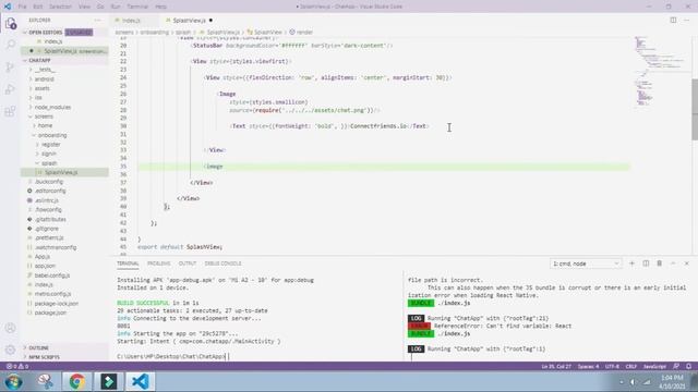 Chat App using React Native, UI Design | Game App Studio | React Native Tutorials смотреть онлайн