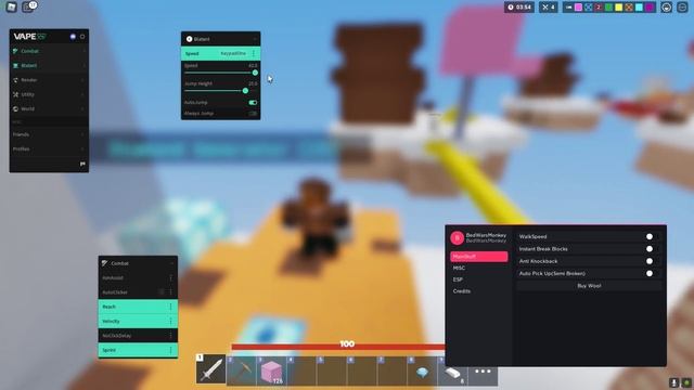 Best Roblox Bedwars Script/Hack GUI | AUTO RAGE BLADE | Kill All | Esp | Scaffold | *PASTEBIN 2022* смотреть онлайн