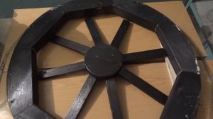 Колесо телеги. Люстра своими руками . Декор. ч.1