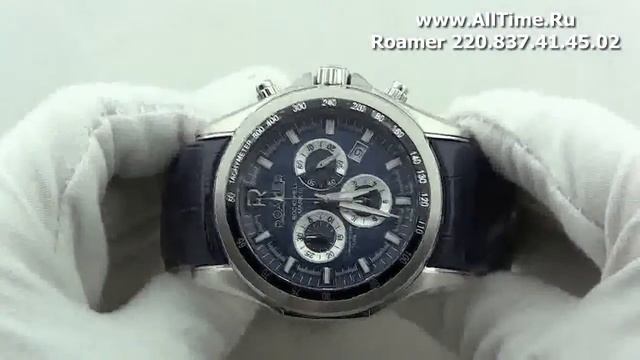 Обзор. Мужские наручные часы Roamer 220.837.41.45.02 смотреть онлайн