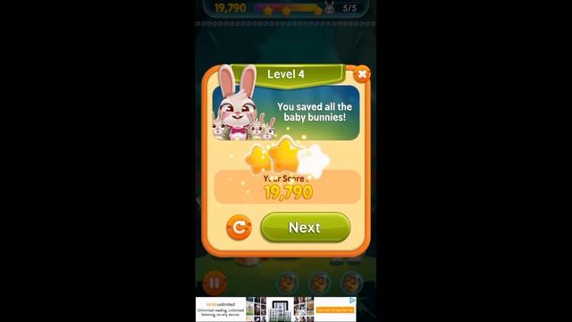 Bunny Pop (by BitMango) first play bubble shooter game смотреть онлайн