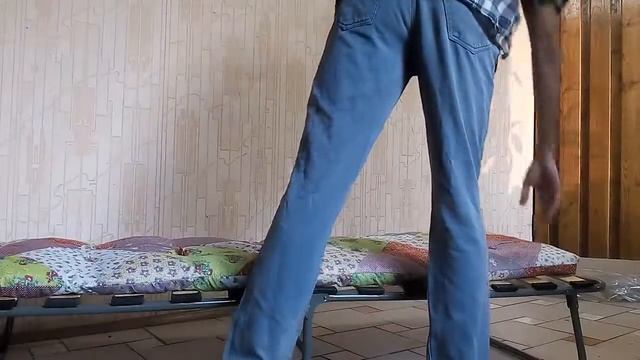 Раскладная кровать - Раскладушка на ламелях , с ортопедическим основанием смотреть онлайн