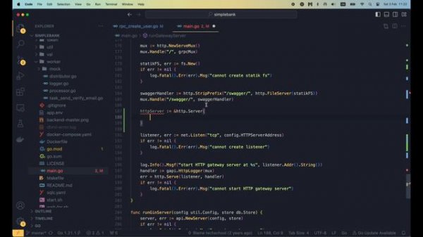 [Backend #74] Graceful shutdown gRPC_HTTP servers and async worker-(1080p)
