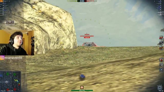 WoT Blitz - Первый взгляд на танк AMX 50 B.Догорел после СТРИМА - World of Tanks Blitz (WoTB) смотреть онлайн