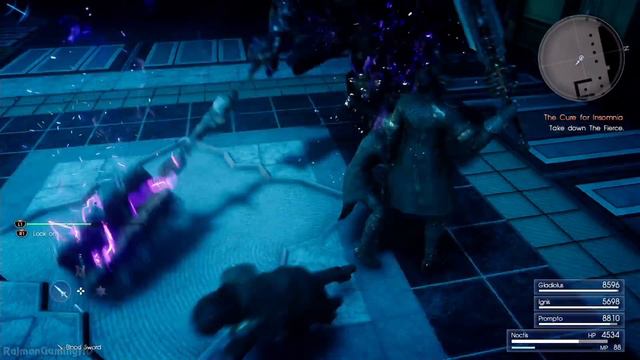 FINAL FANTASY XV: Royal Edition - THE FIERCE Boss Fight (Gladiolus Finish) @ 1080p (60ᶠᵖˢ) HD ✔ смотреть онлайн