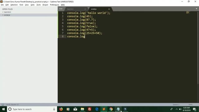Console, Log ,Errors in Javascript in hindi- Coding With Sonu смотреть онлайн