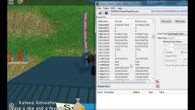 ROBLOX - Katana Simulator - Attack Speed Hack смотреть онлайн