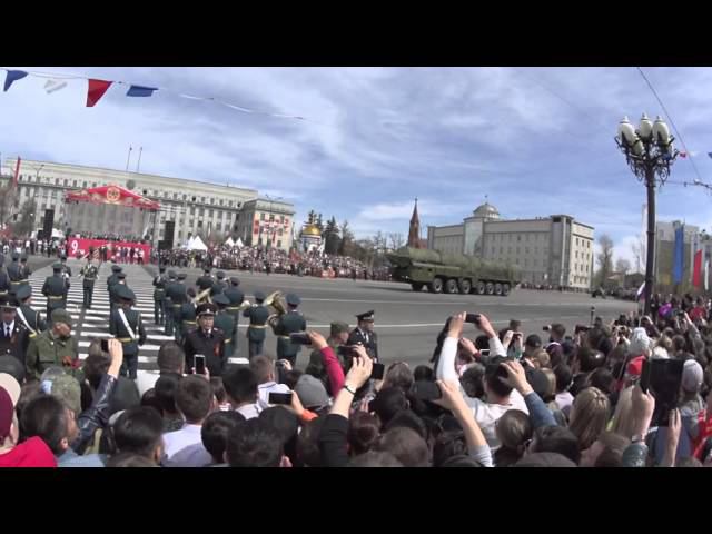 Парад военной техники 9 мая 2016. Иркутск