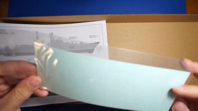 Unboxing Sovremenny Destroyer ship (Trumpeter 1:350 plastic model kit) смотреть онлайн