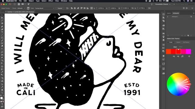 How I turn My Procreate Drawings Into Vector Graphics Using Adobe Illustrator смотреть онлайн