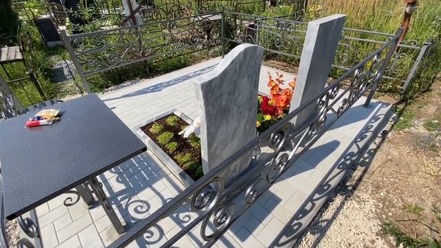 Красивое оформление могилы смотреть онлайн