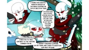 Санс попал в Underfell (undertale comic dub) ОЗВУЧКА КОМИКСА АНДЕРТЕЙЛ НА РУССКОМ