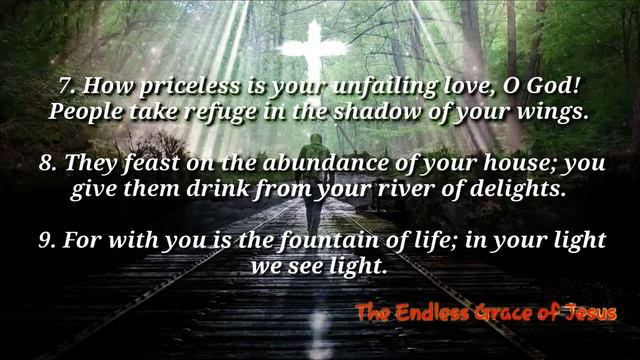 Today's bible verse - Psalm 36: 7-9 смотреть онлайн