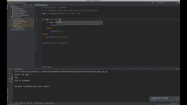 Python Lesson 21: if statement Part 4 смотреть онлайн