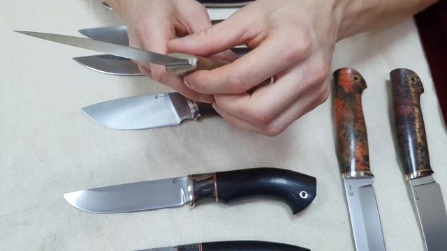 Рабочие ножи от Мастерской Семина из отличной стали! PGK | VG10 | М390 | Х12МФ смотреть онлайн