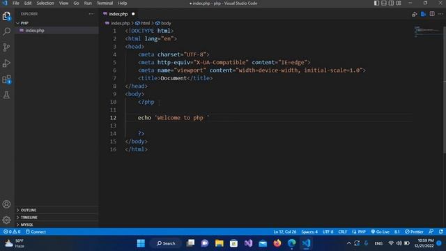 How to Run PHP Using Visual Studio Code 2023 - [ PHP VSCODE ] смотреть онлайн