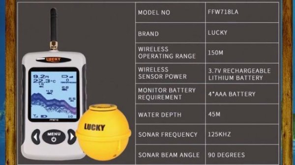 7 Lucky Эхолоты с Алиэкспресс для рыбалки Aliexpress Fishing Echo sounder Гаджеты для рыбака 2021