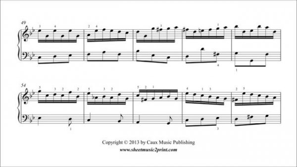 Handel : Allegro from Suite in G minor, HWV 432