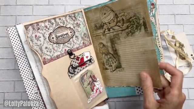 Alice in Wonderland Journal Flip Through: DETAILED with Explanations смотреть онлайн