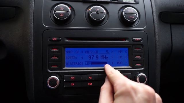 VW RCD300 radio hidden diagnostic menu смотреть онлайн
