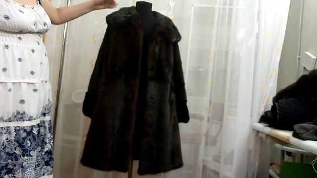 Как из двух малых норковых #шуб сшить одну по размеру. Готовый результат (2 видео) смотреть онлайн