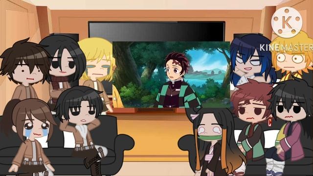 AOT reacts to Demon Slayer in 6 minutes // Part 1/2 // Ü смотреть онлайн
