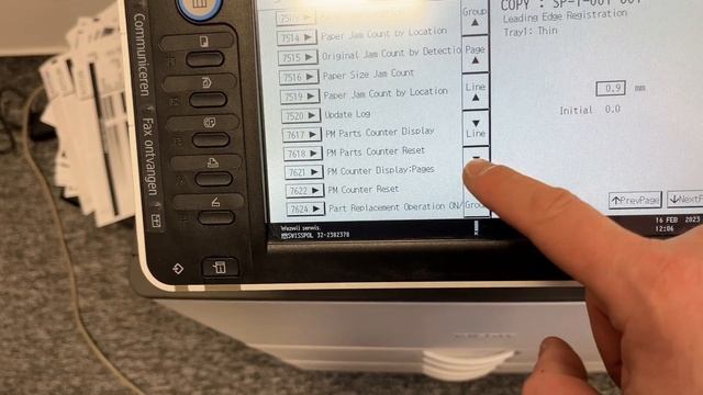 Reset RICOH MP2554 MP3054 MP3554 MP4054 MP5054 MP6054