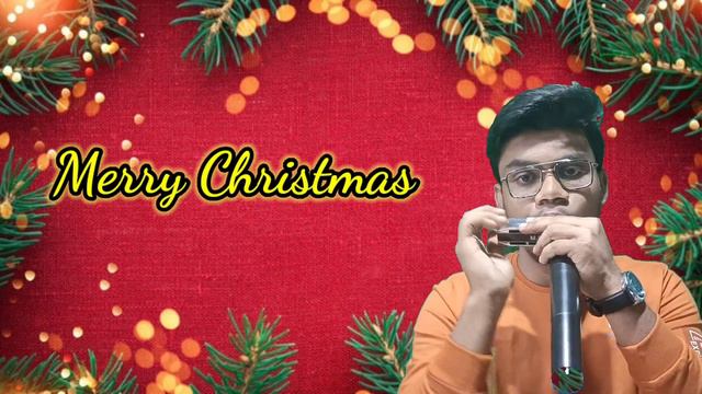 Jingle Bells 🧑🎄/ Mouth Organ/ instrumental/ played by Sayan Giri 🥰 смотреть онлайн