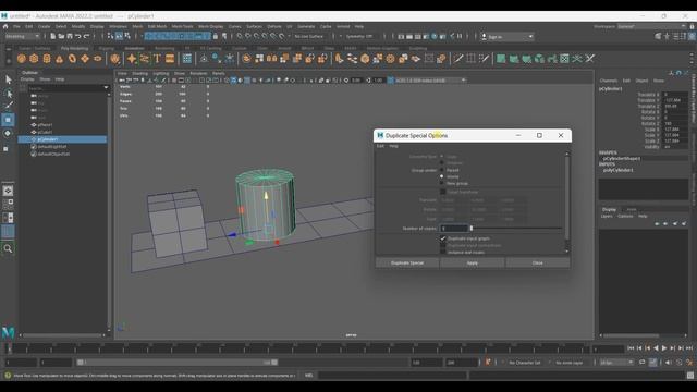 Autodesk Maya. Урок 2. Практическое задание с примитивами. смотреть онлайн