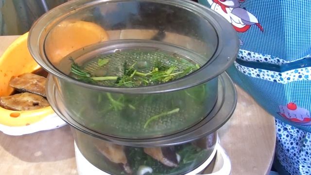 Палтус на пару с брокколи смотреть онлайн