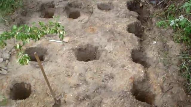 Строка Душ-туалета. Подготовка фундамента 22.07.2011 смотреть онлайн