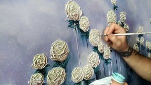 Картина для интерьера Акриловыми красками / Текстурная паста