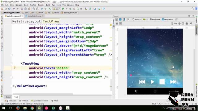Lập trình Android A-Z - Bài 121: Media App Music - phần 1 смотреть онлайн