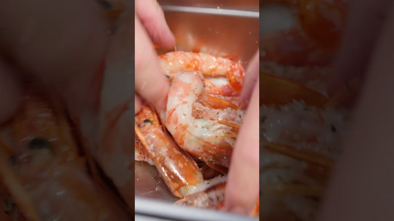 Не креветки, а лангустины на гриле смотреть онлайн