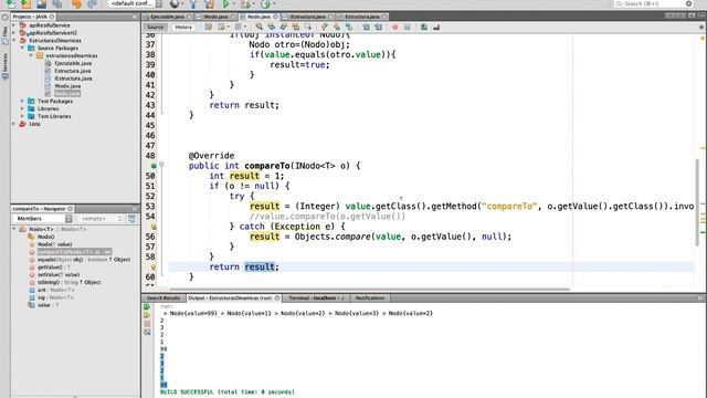 10 - Intertaz Comparable y ordenación por el método de la burbuja смотреть онлайн