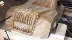 как сделать из дерева машину rolls royce