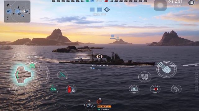 IJN Aoba - 137k Damage - World of Warships Legends (Mobile) смотреть онлайн