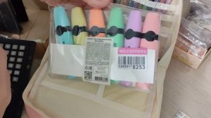 распаковка и наполнение пенала.