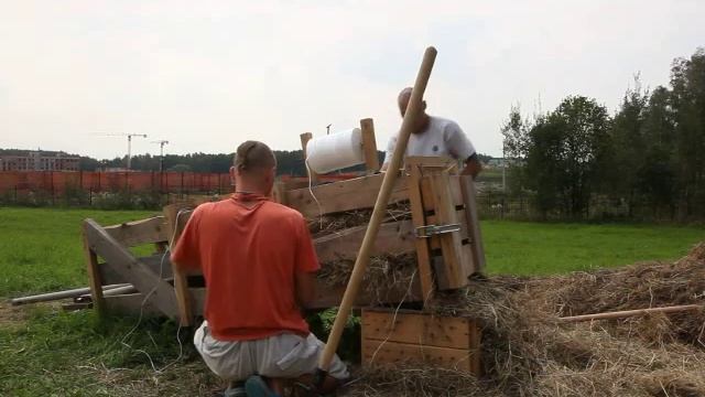 Ручной пресс для изготовления тюков из сена №1 смотреть онлайн
