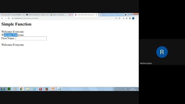 Unit III (Function in PHP) смотреть онлайн