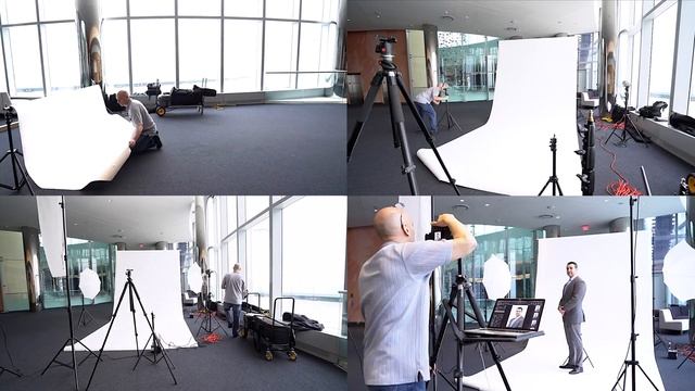 Shooting white background portraits on location for advertising смотреть онлайн