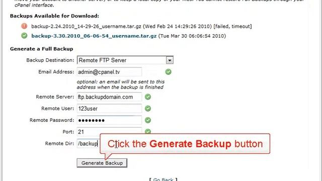 WordPressTutorials.TV - cPanel Backup - WordPress Tutorial смотреть онлайн