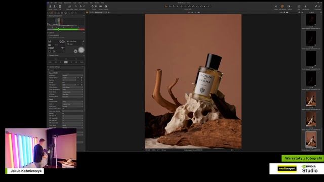 Aranżowane zdjęcie reklamowe | Warsztaty z fotografii - NVIDIA Studio смотреть онлайн