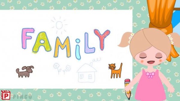 Family I Kids Vocabulary - Family Members I English For Kids