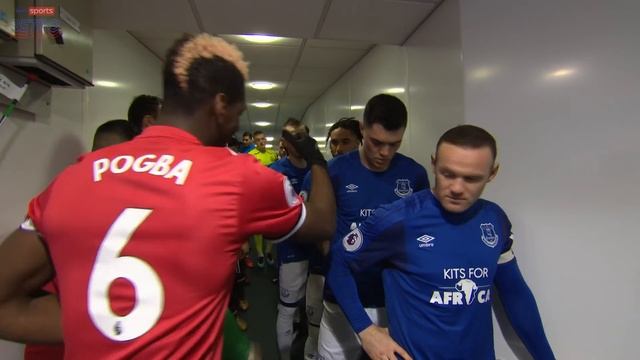 Wayne Rooney ignores Paul Pogba in the tunnel смотреть онлайн