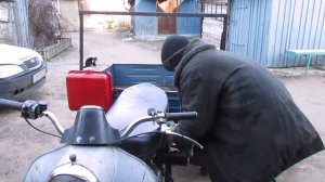 ТМЗ. Мотороллер Муравей. ТГА 200. Мотороллер муравей после простоя