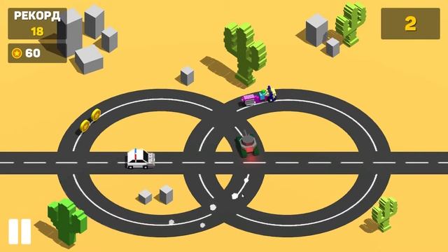 Pixel Traffic: Circle Rush - Геймплей смотреть онлайн